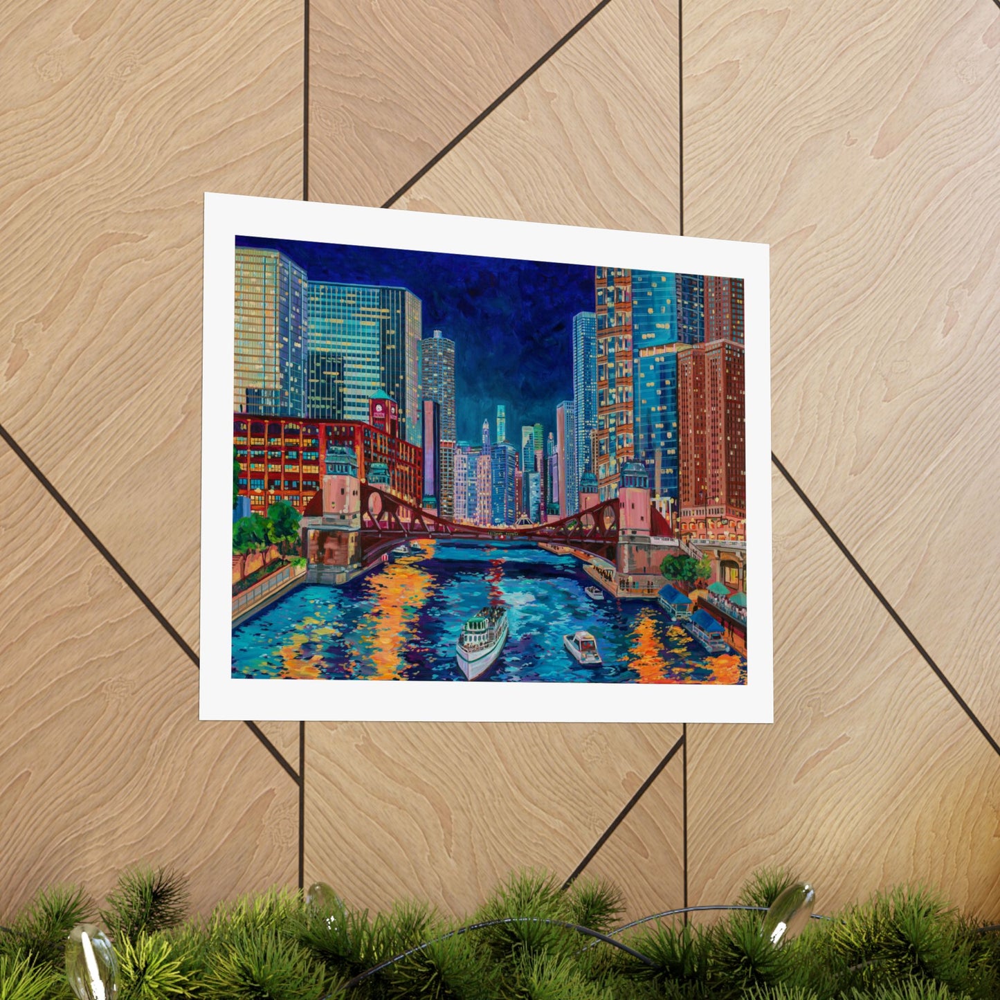 La Salle Street Bridge, Chicago—Matte Horizontal Fine Art Poster Reproductions