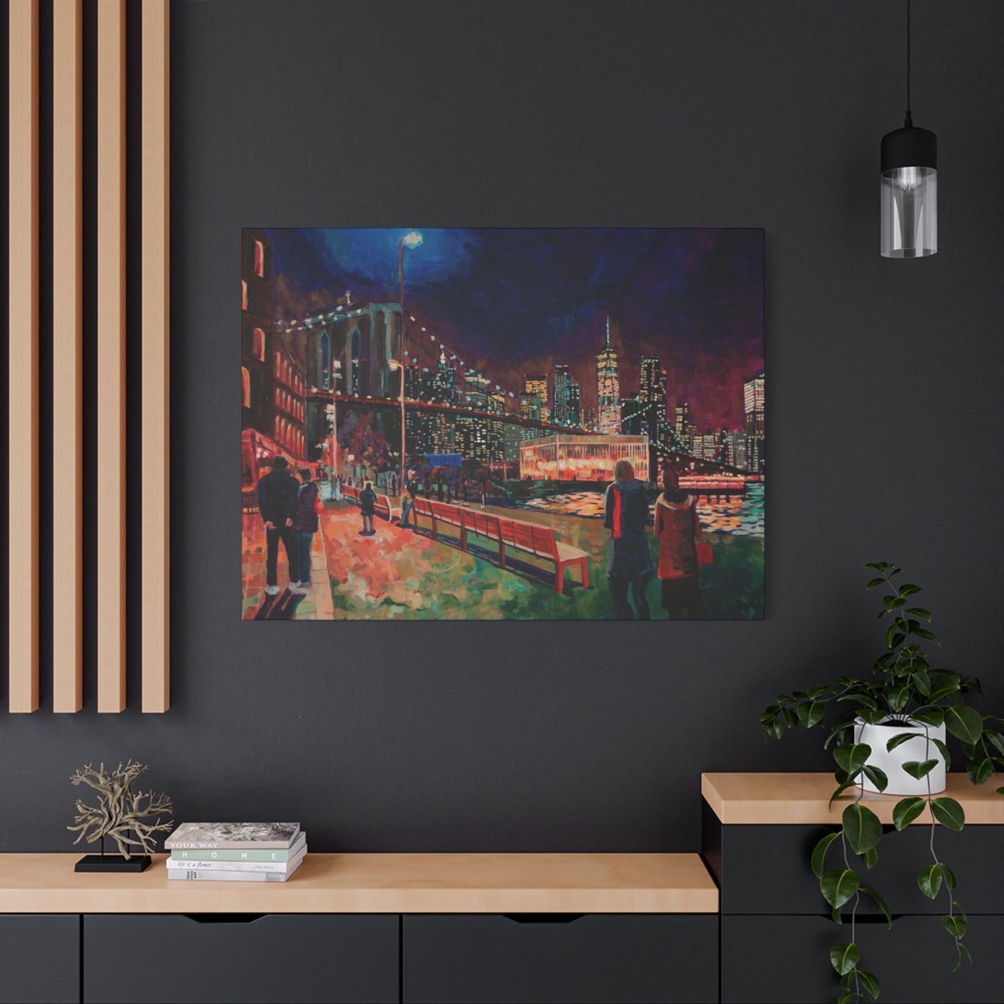 From DUMBO to Manhattan with Love—Matte Canvas, Stretched, 1.25"