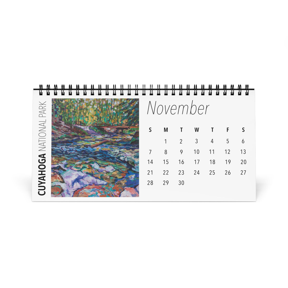 National Parks 2027 Desktop Calendar