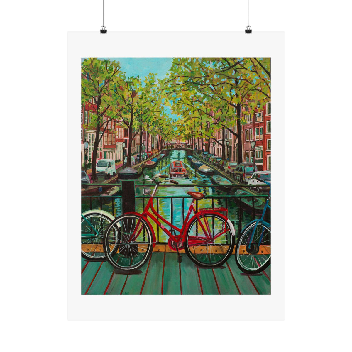 Postcards from Europe: Amsterdam — Fine Art Poster Reproduction