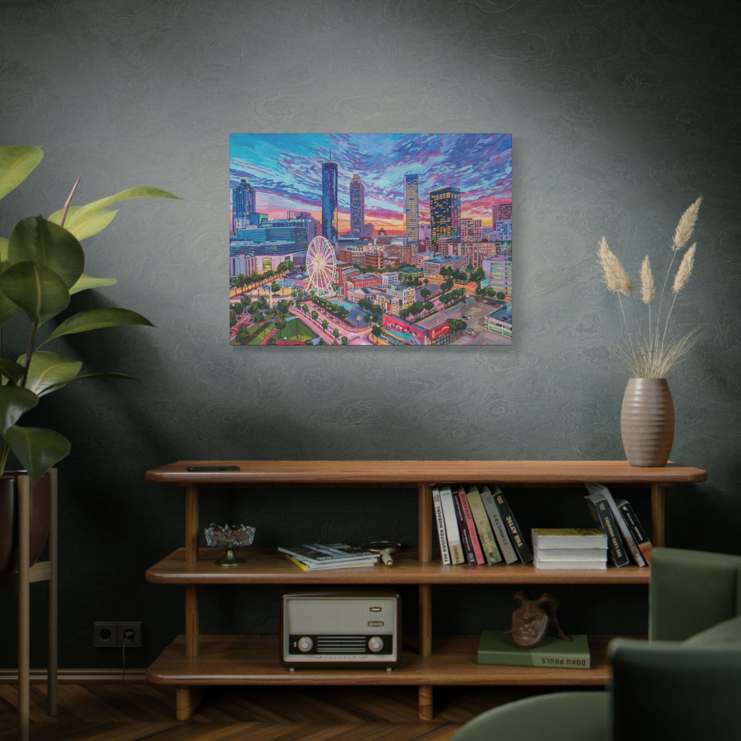 Atlanta Sunset—Matte Canvas, Stretched, 1.25"