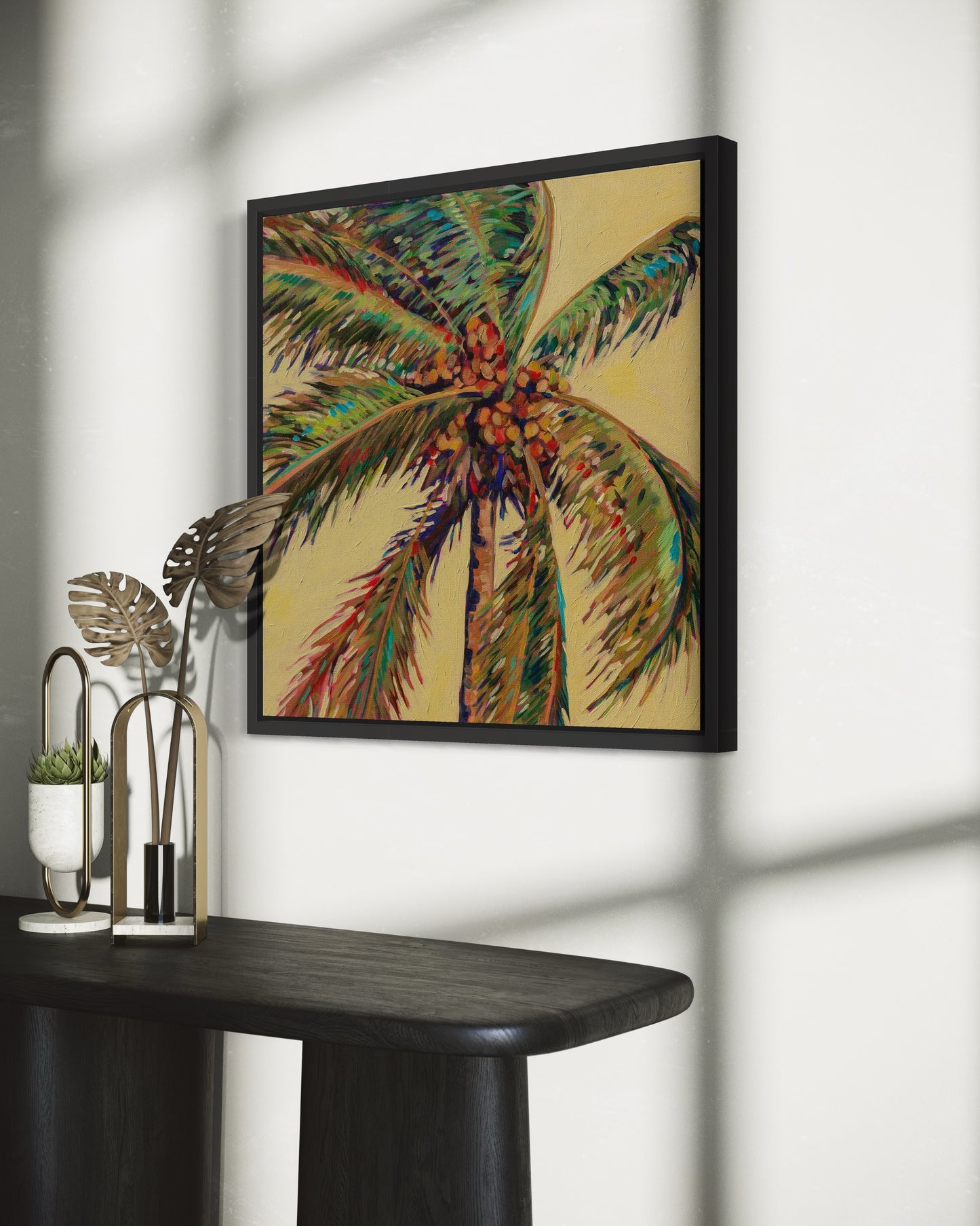 Palm detail #17 (Coconut tree) original painting