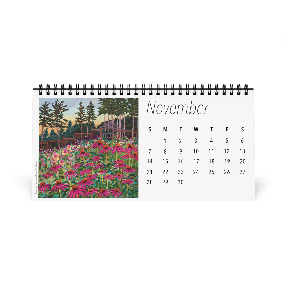 Fabulous Florals 2027 Desktop Calendar