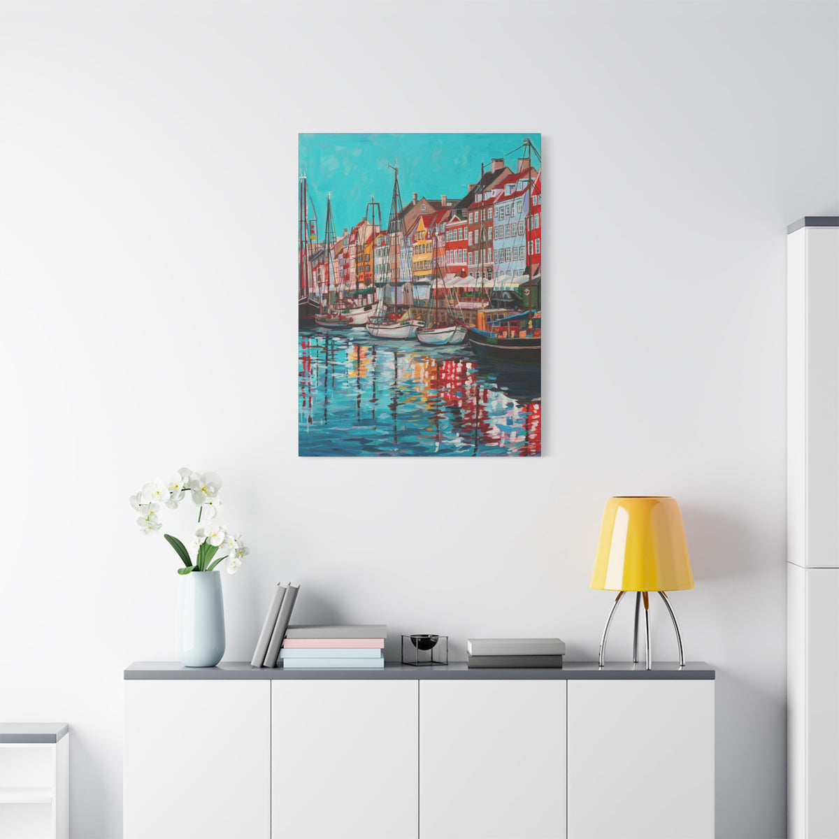 Postcards from Europe: Copenhagen  —Matte Canvas, Stretched, 1.25"