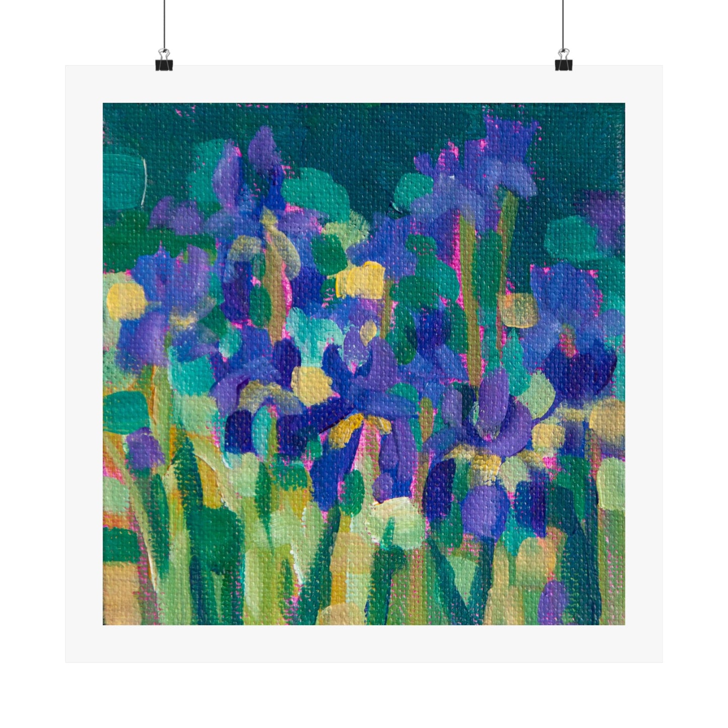 Small Iris 1 — Matte Paper Poster Reproduction