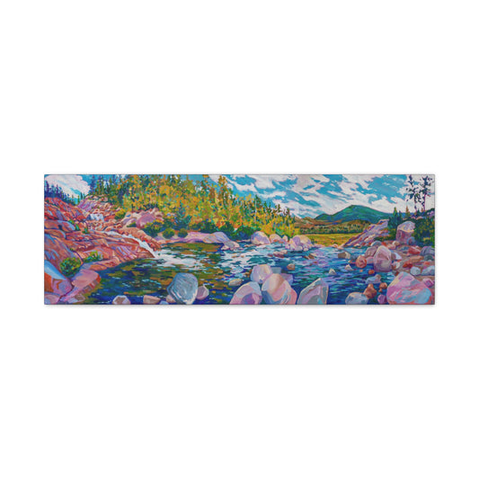 Alluvial Fan Rocky Mountain National Park— Gallery Wrapped Canvas Reproduction