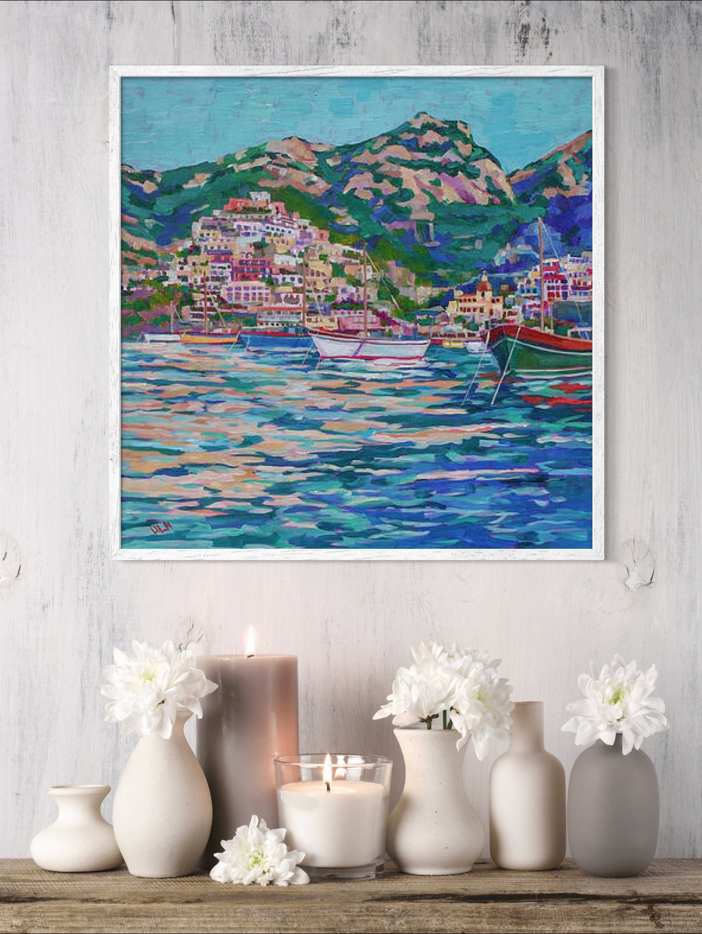 On the Water- Positano original painting