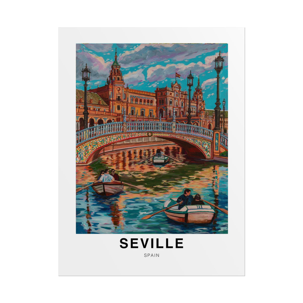 Postcards from Europe- Seville: Travel Posters Souvenirs