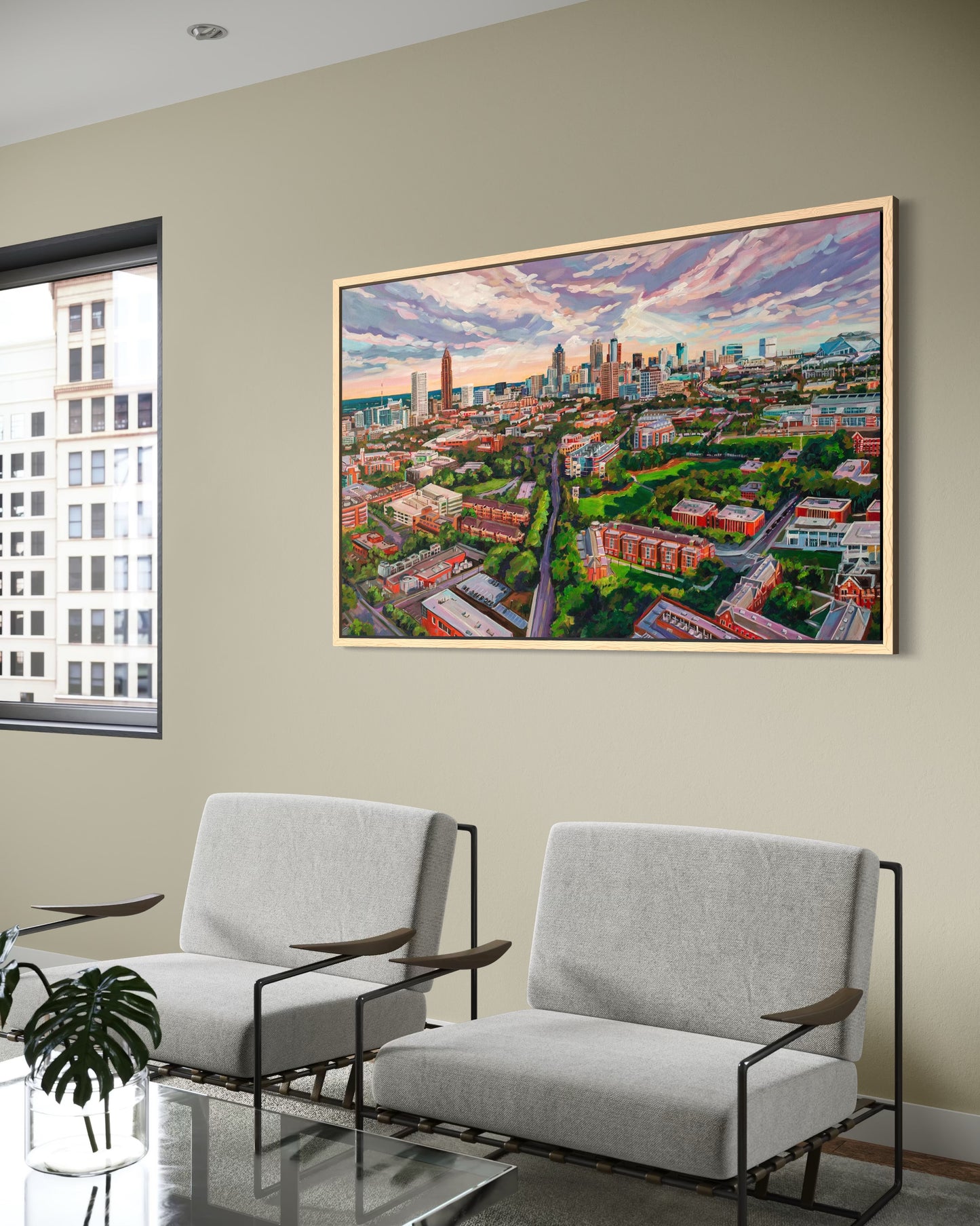Georgia Tech and Atlanta Skyline