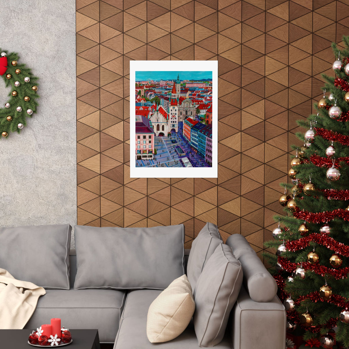 Postcards from Europe: Munich— Fine Art Poster Reproduction