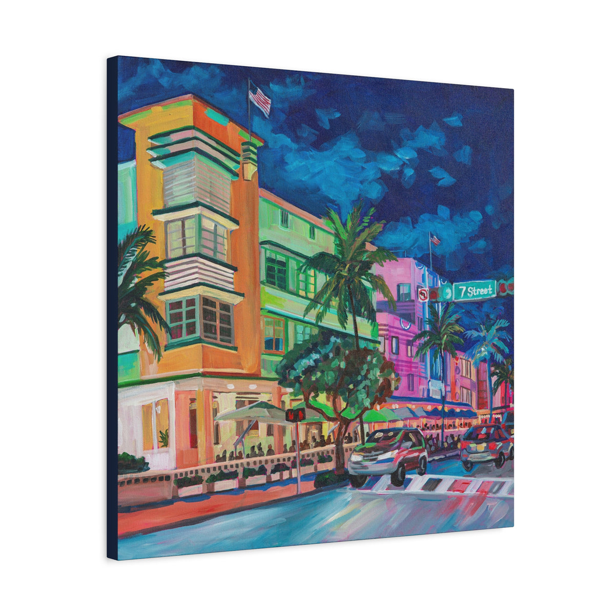 Avalon Hotel-South Beach Miami —Matte Canvas, Stretched, 1.25"