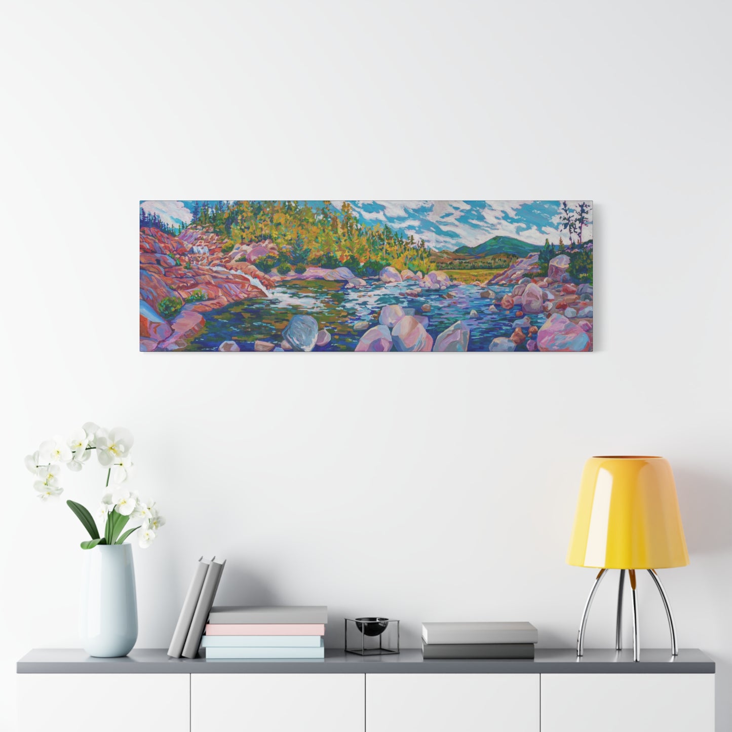 Alluvial Fan Rocky Mountain National Park— Gallery Wrapped Canvas Reproduction