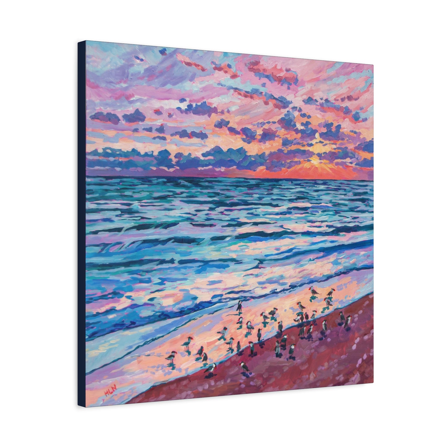 Morning Meetup—Matte Canvas, Stretched, 1.25"