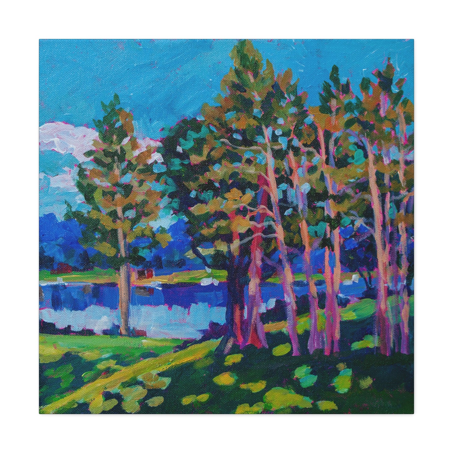 Happy Little Trees—Matte Canvas, Stretched, 1.25"