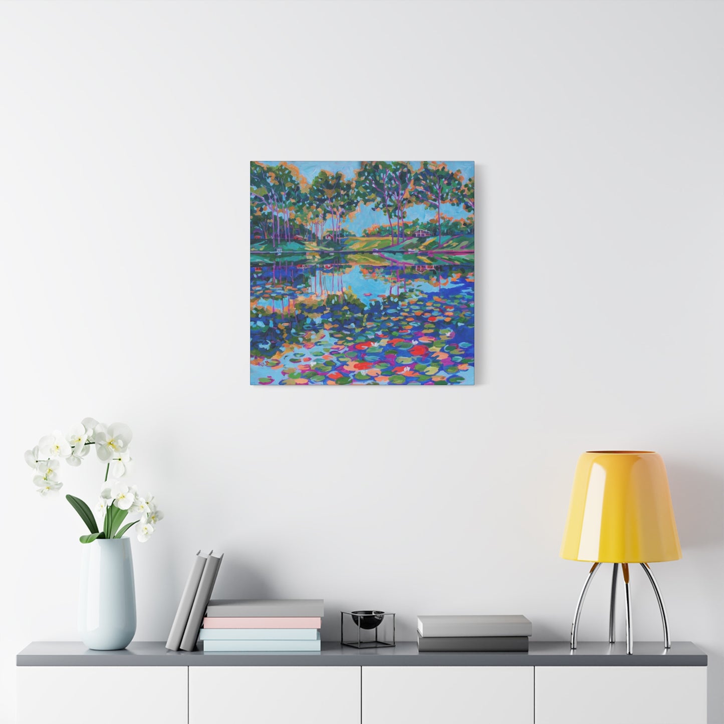 Lily Pads on the lake—Matte Canvas, Stretched, 1.25"