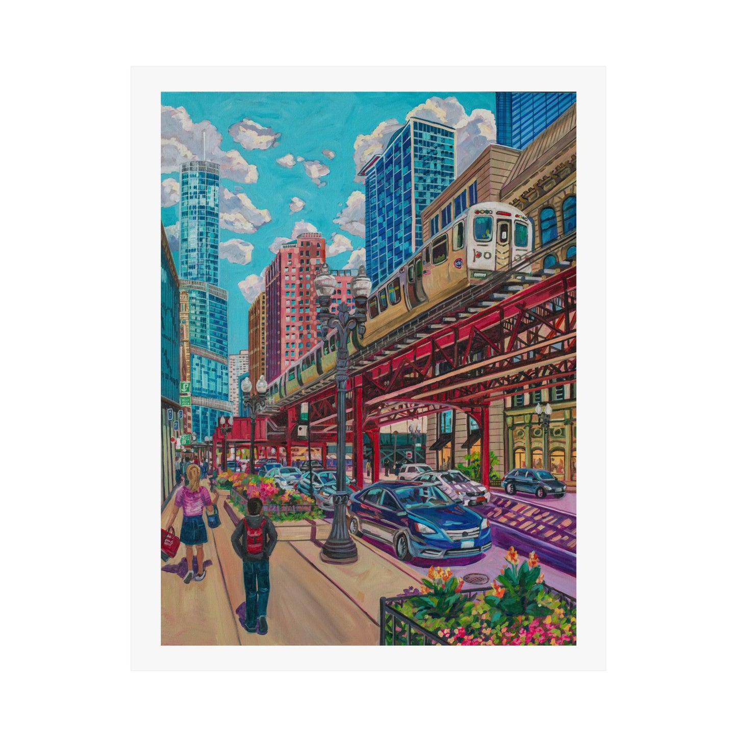 Chicago Elevated — Fine Art Poster Reproduction