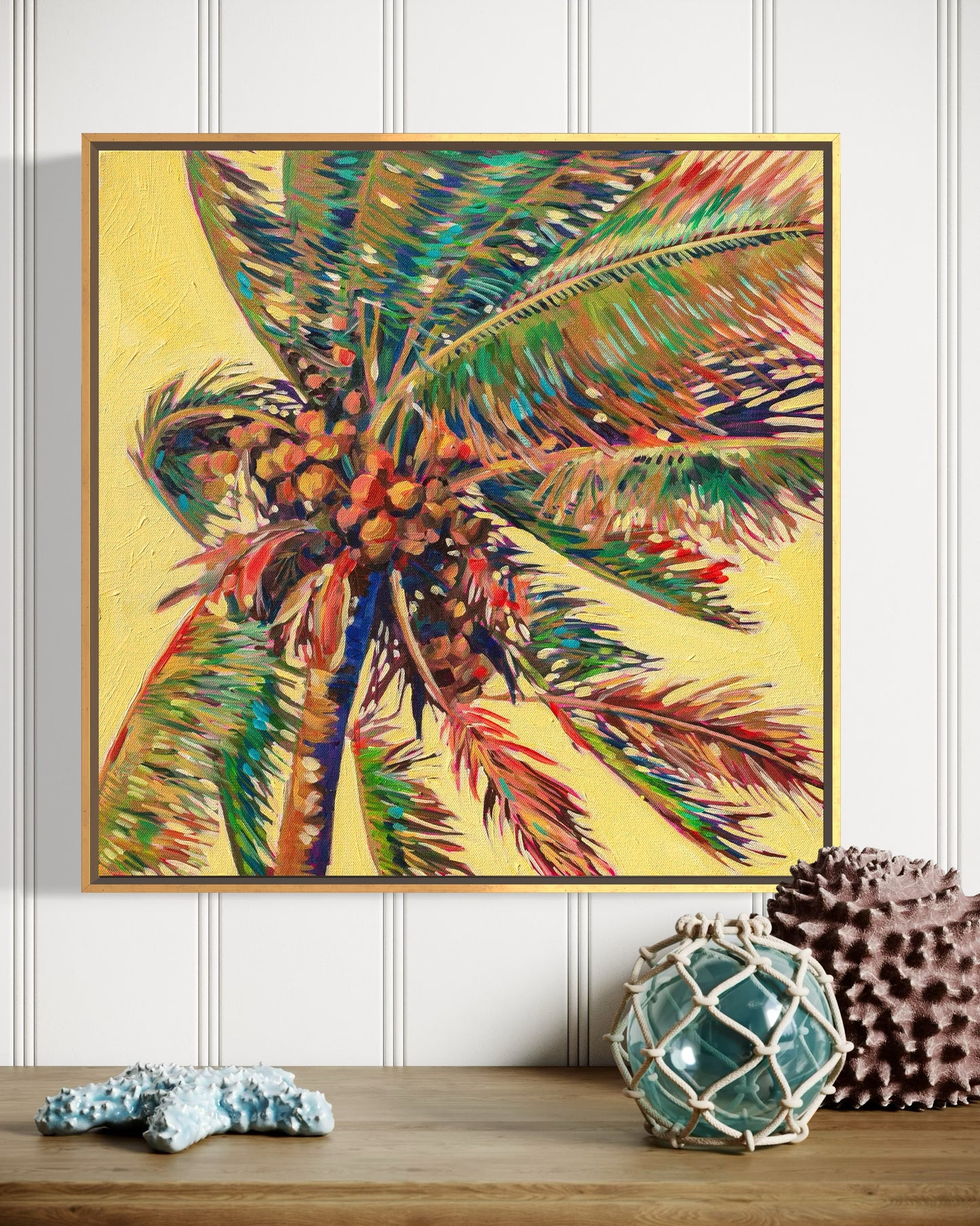 Palm detail #16 (Coconut tree) original painting