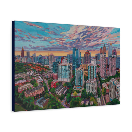 Heart of Midtown—Atlanta —Matte Canvas, Stretched, 1.25"