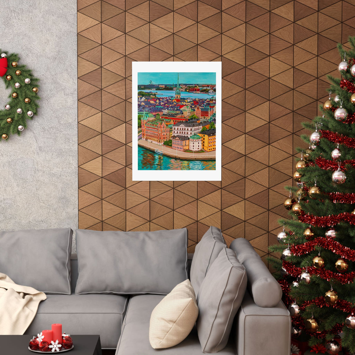 Postcards from Europe: Stockholm— Fine Art Poster Reproduction