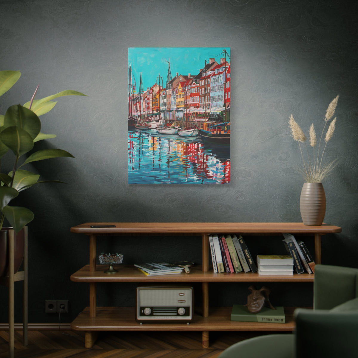 Postcards from Europe: Copenhagen  —Matte Canvas, Stretched, 1.25"