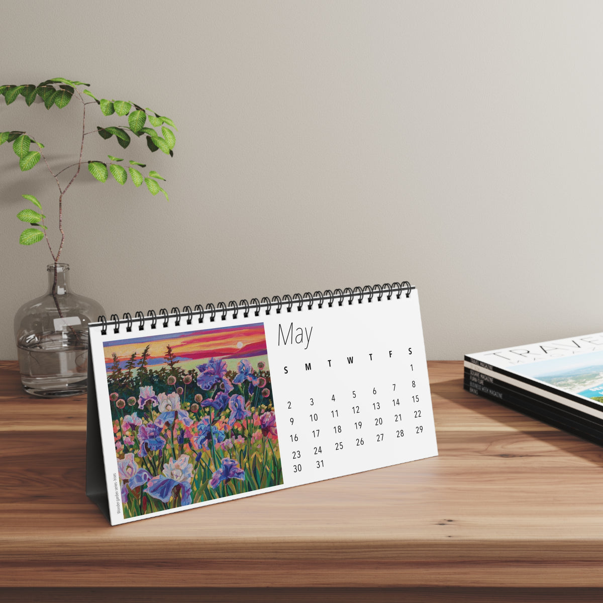 Fabulous Florals 2027 Desktop Calendar