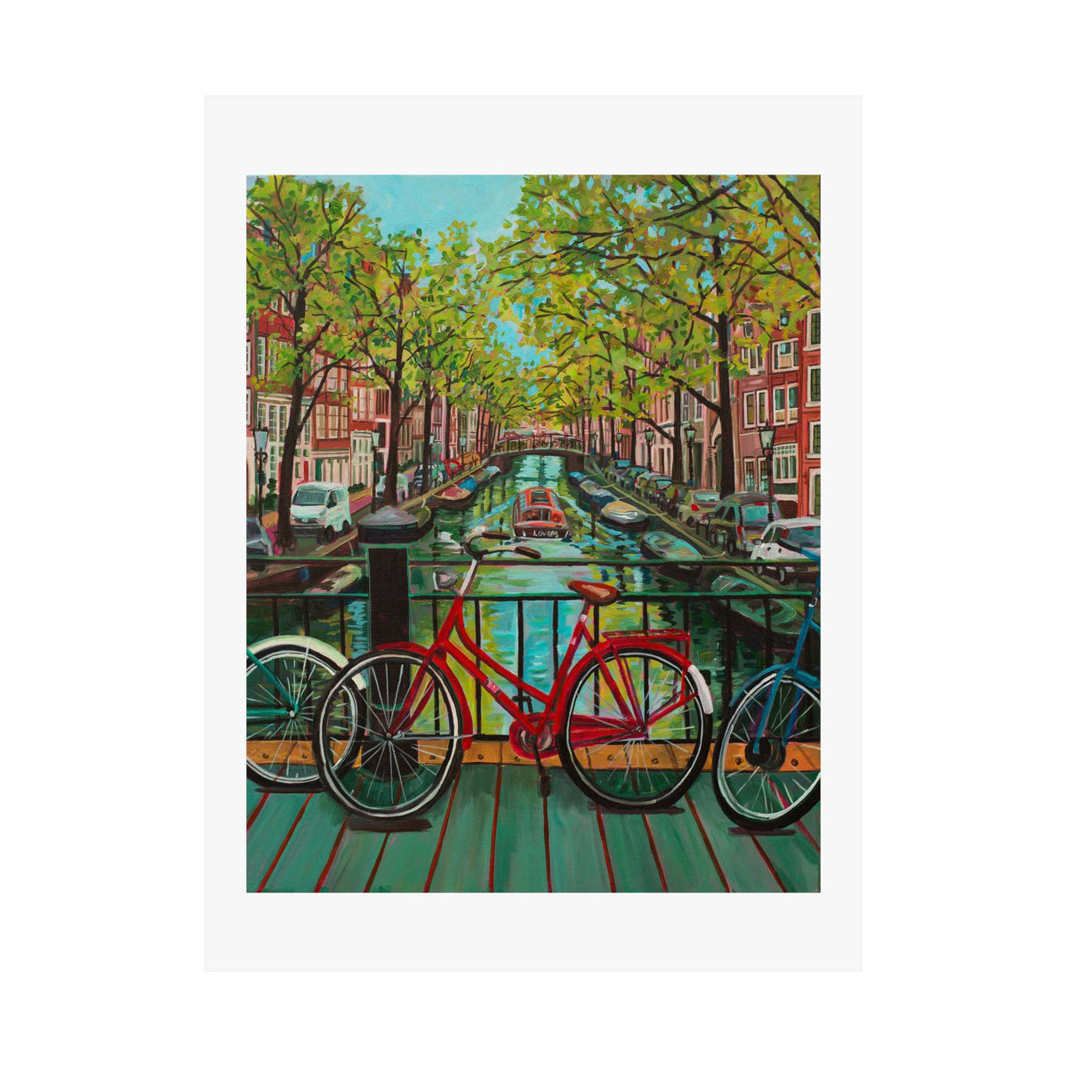 Postcards from Europe: Amsterdam — Fine Art Poster Reproduction
