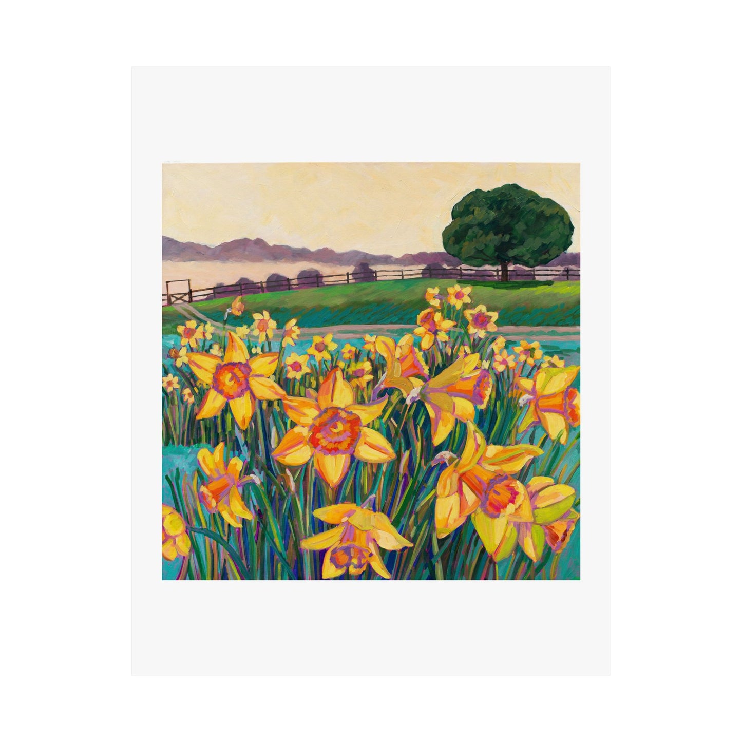 Spring’s Golden Chorus— Matte Paper Poster Reproduction