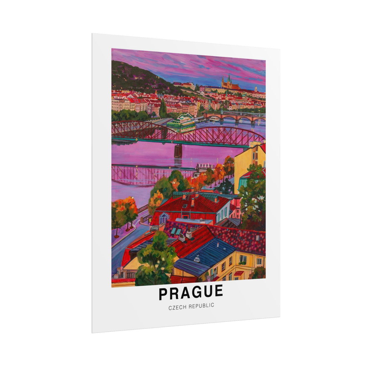 Postcards from Europe- Prague: Travel Posters Souvenirs