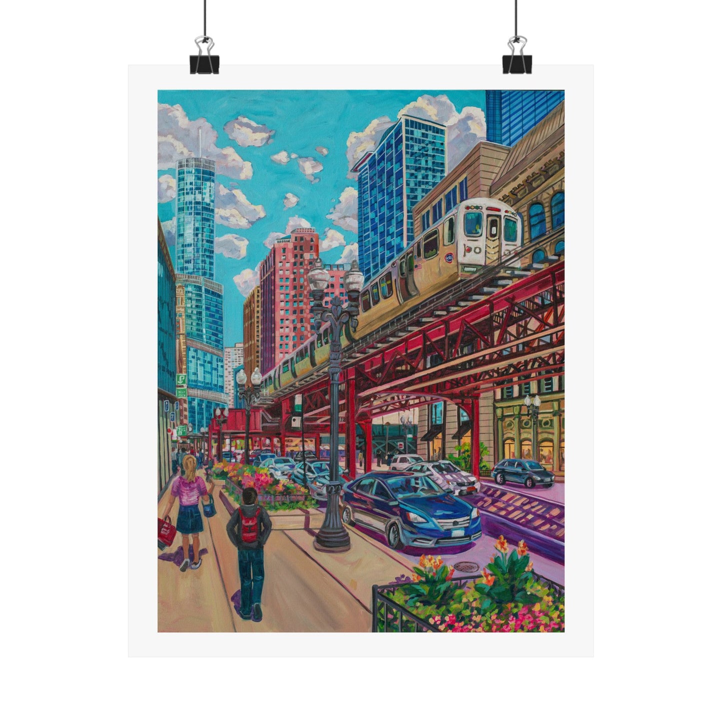 Chicago Elevated — Fine Art Poster Reproduction