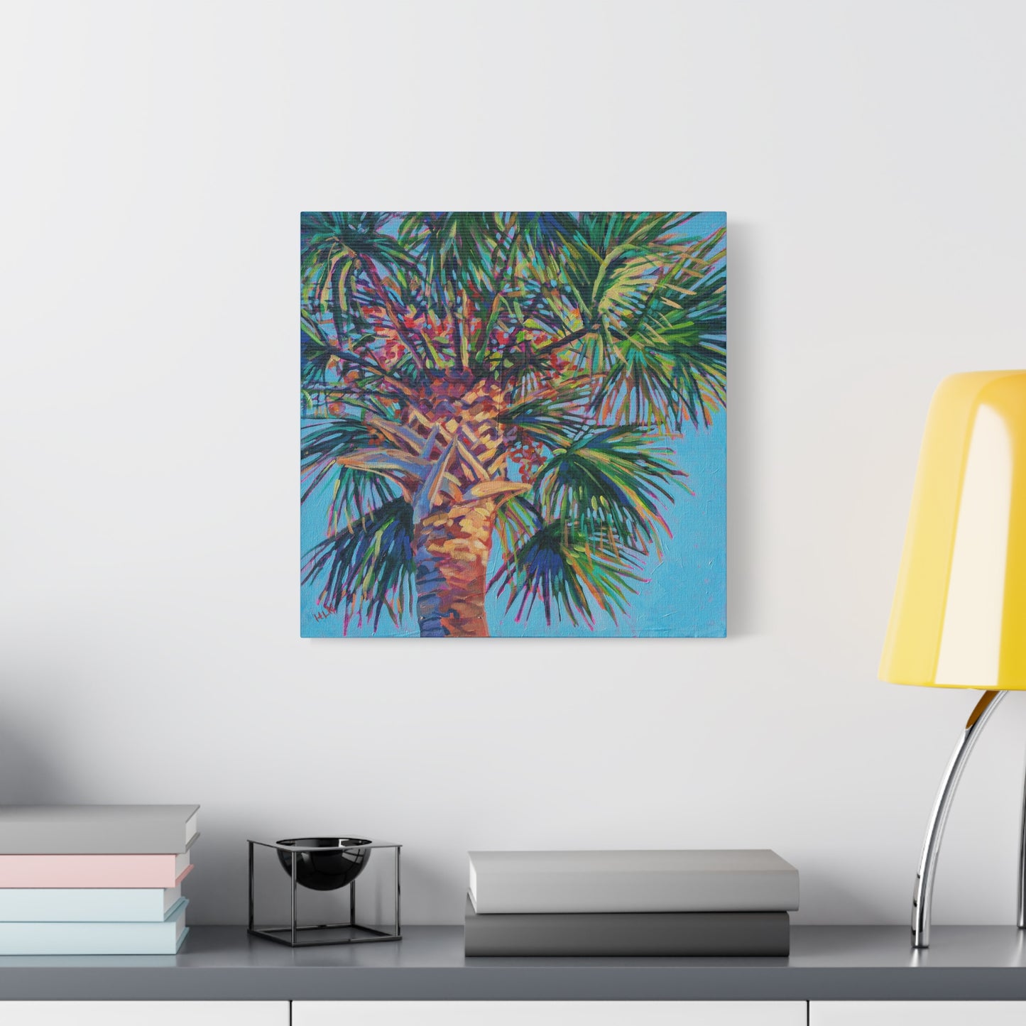 Palm detail #4 —Matte Canvas, Stretched, 1.25"