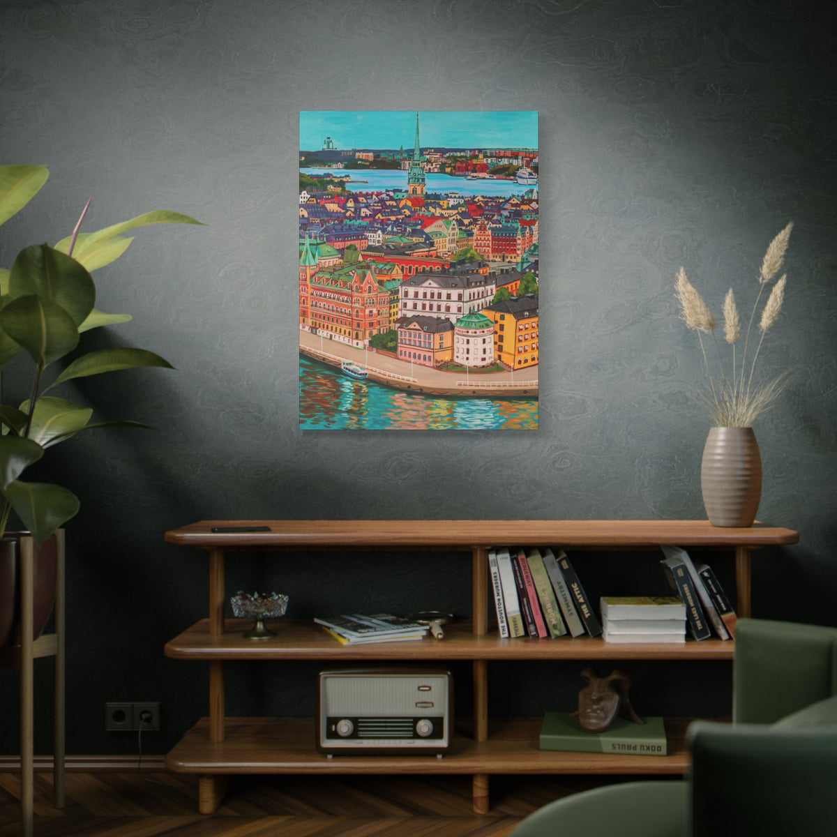 Postcards from Europe: Stockholm  —Matte Canvas, Stretched, 1.25"