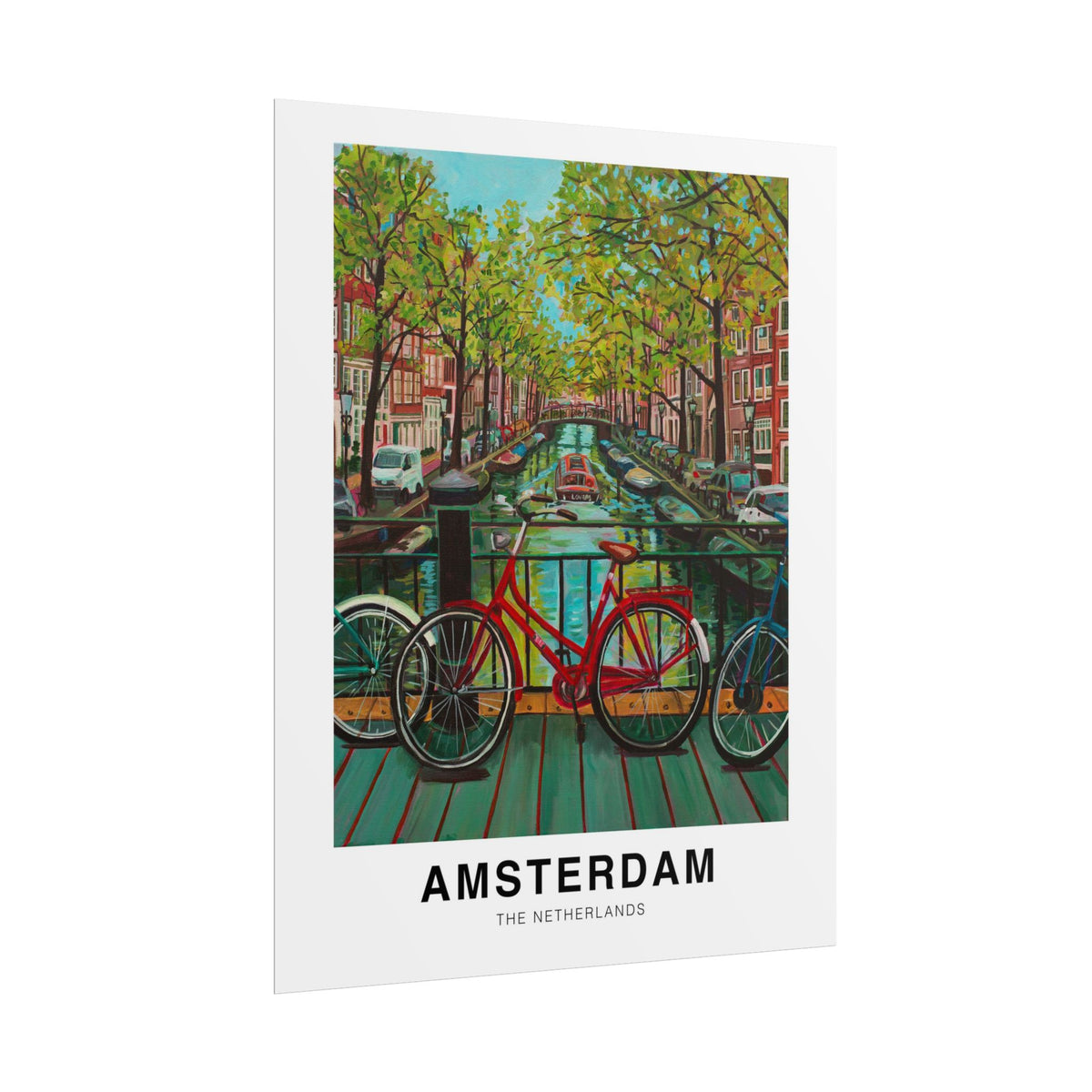 Postcards from Europe- Amsterdam: Travel Posters Souvenirs