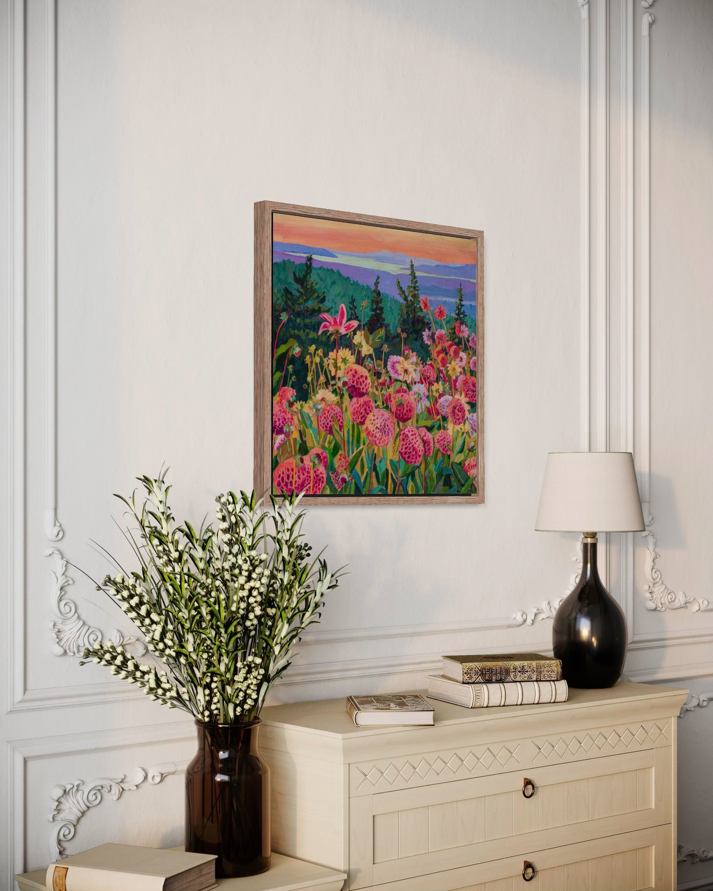 Wonder garden series- Dahlias at Dusk