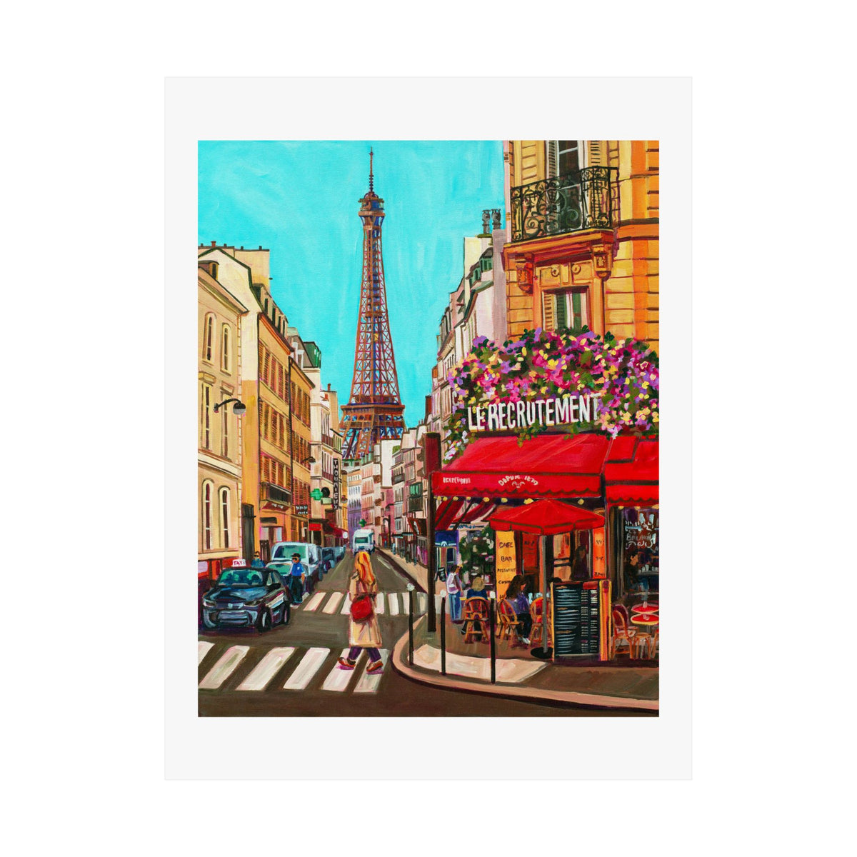 Postcards from Europe: Paris— Fine Art Poster Reproduction