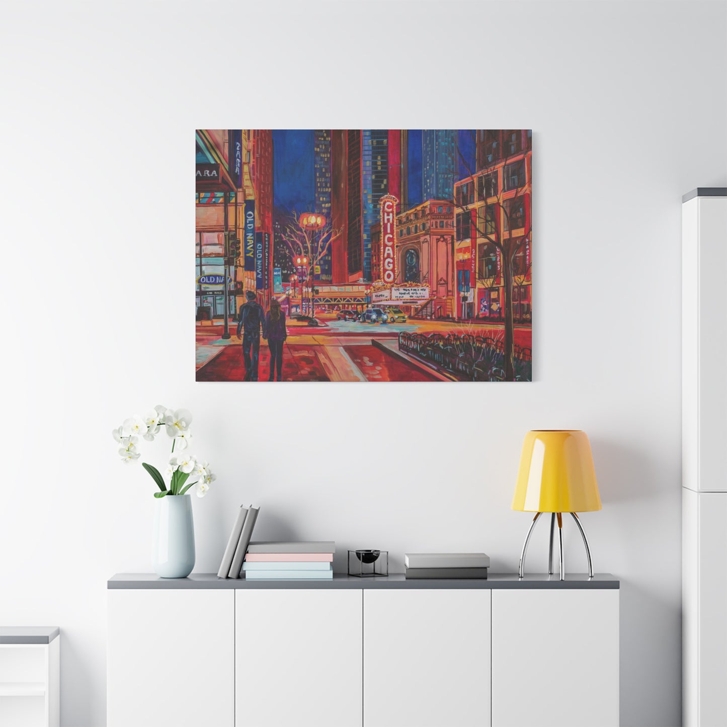 Chicago Theatre—Matte Canvas, Stretched, 1.25"