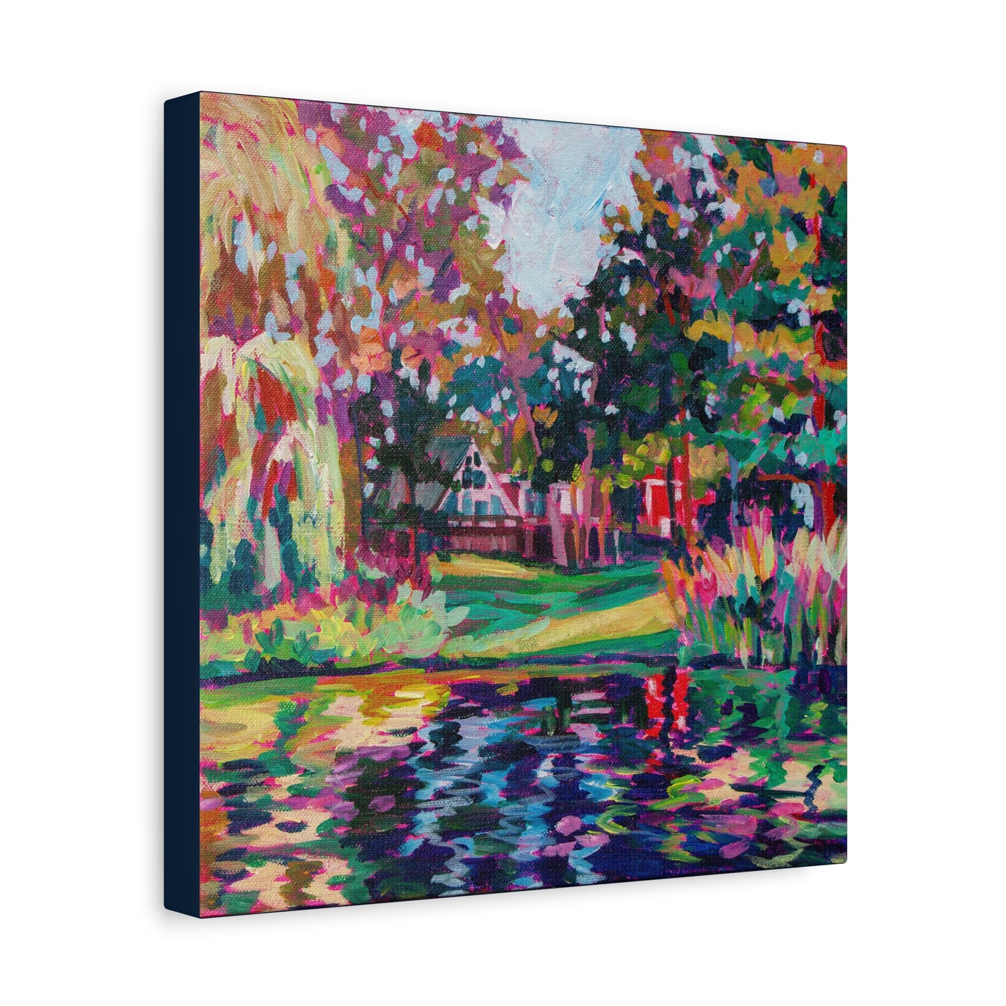 Cabin by the Lake—Matte Canvas, Stretched, 1.25"