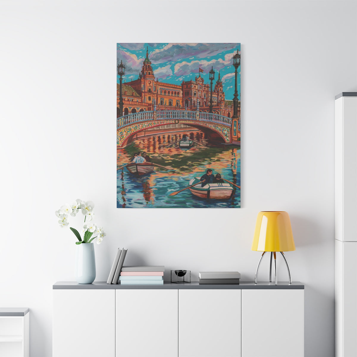 Postcards from Europe: Seville  —Matte Canvas, Stretched, 1.25"
