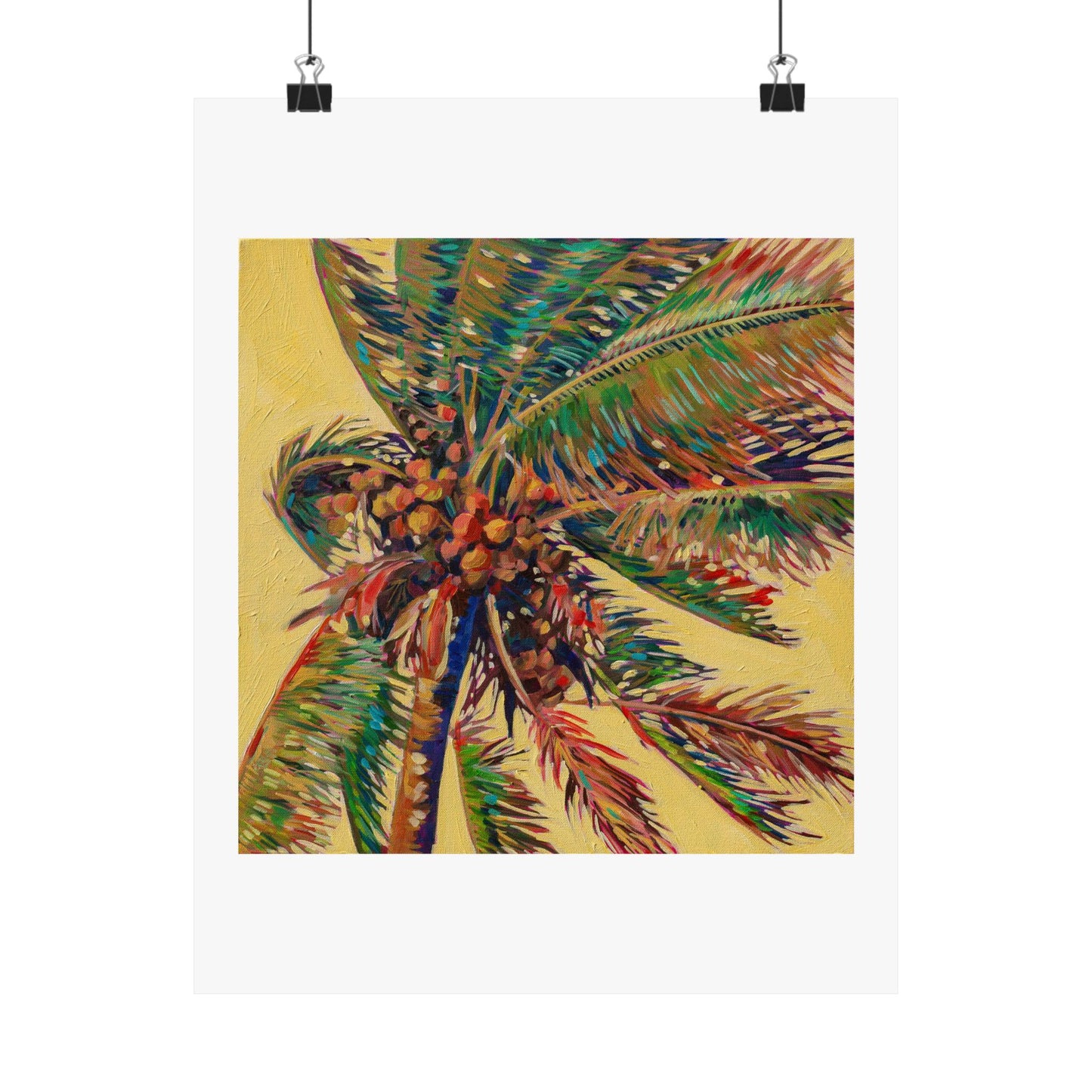 Palm Detail #16 (Coconut Tree) — Matte Paper Poster Reproduction