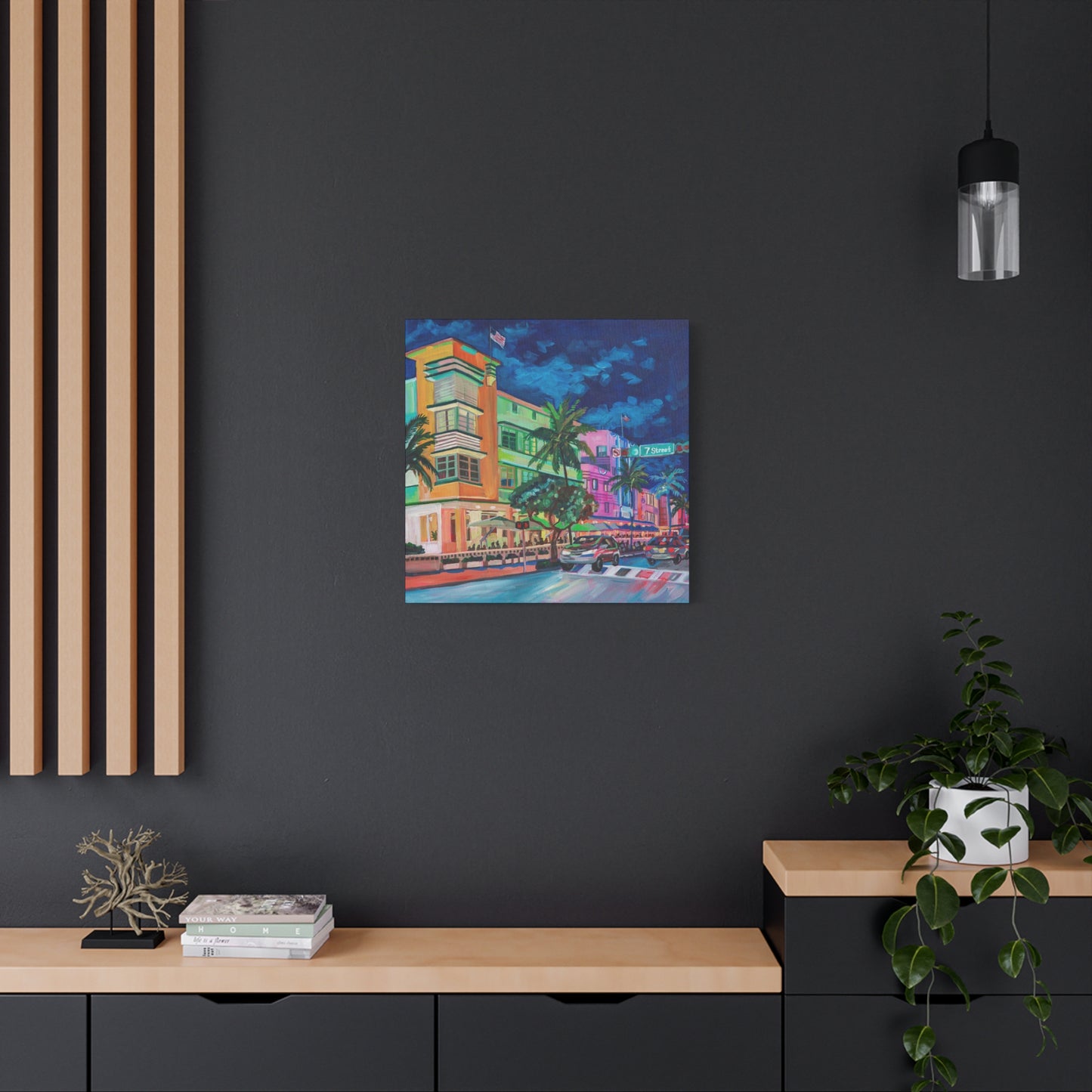 Avalon Hotel-South Beach Miami —Matte Canvas, Stretched, 1.25"