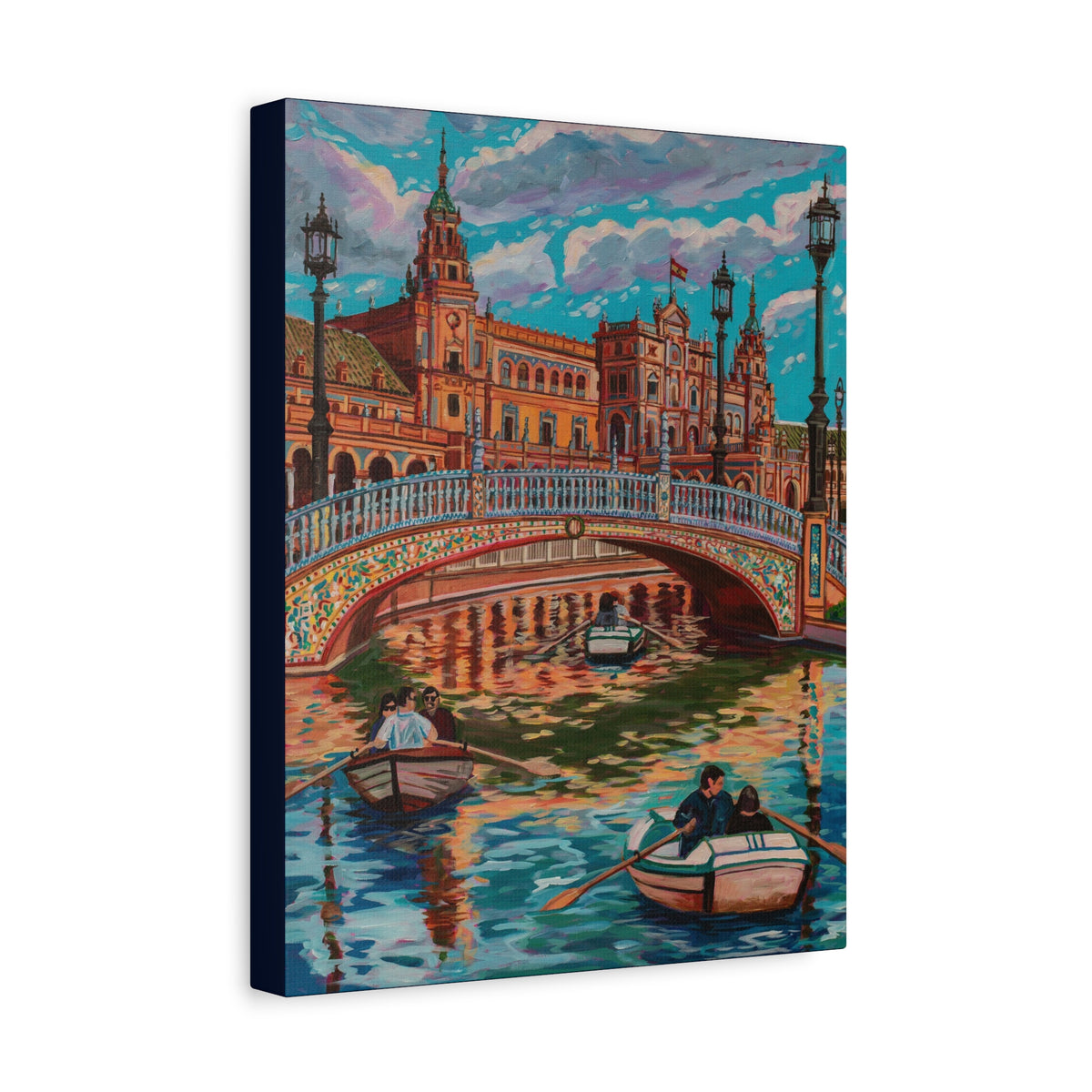 Postcards from Europe: Seville  —Matte Canvas, Stretched, 1.25"