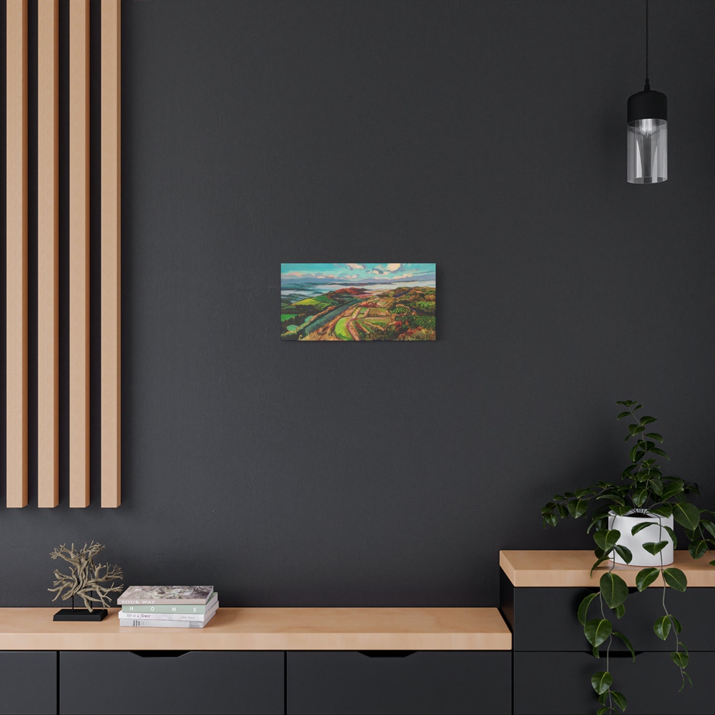 Morning Mist over Tuscany 2— Gallery Wrapped Canvas Reproduction