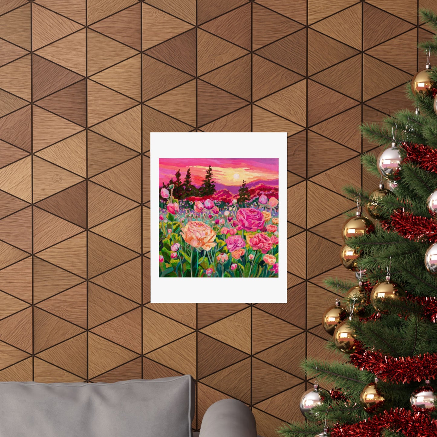 Wonder garden series- Ranunculus— Matte Paper Poster Reproduction