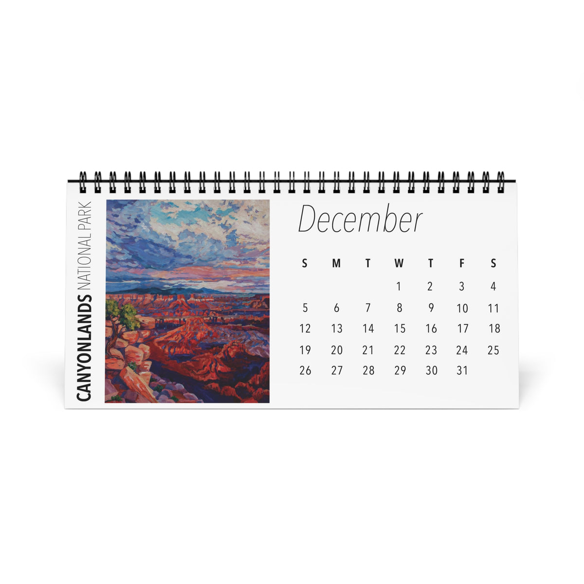 National Parks 2027 Desktop Calendar
