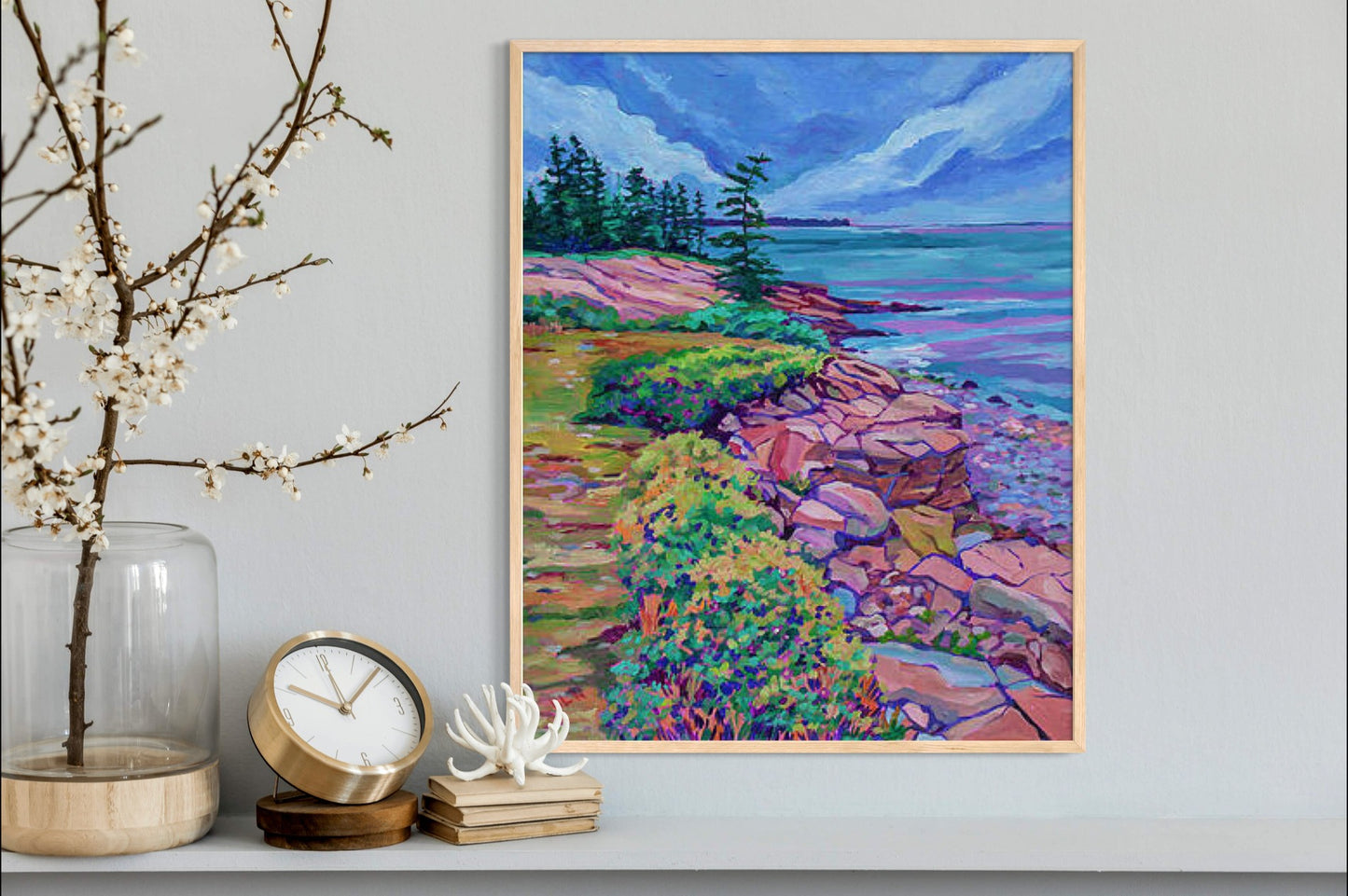 Schoodic Peninsula Acadia Maine original painting