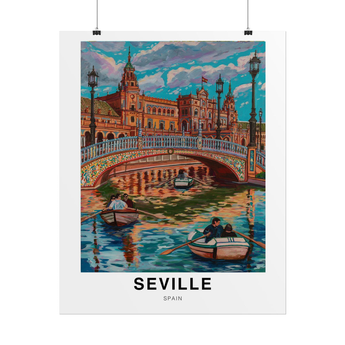 Postcards from Europe- Seville: Travel Posters Souvenirs