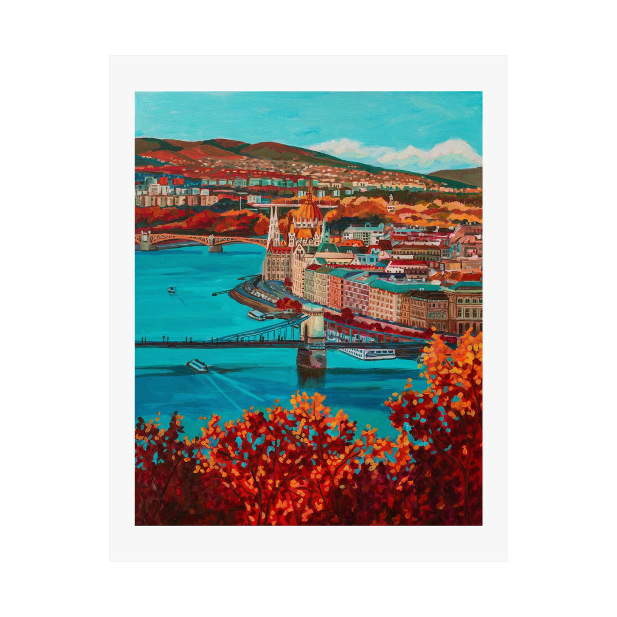 Postcards from Europe: Budapest— Fine Art Poster Reproduction