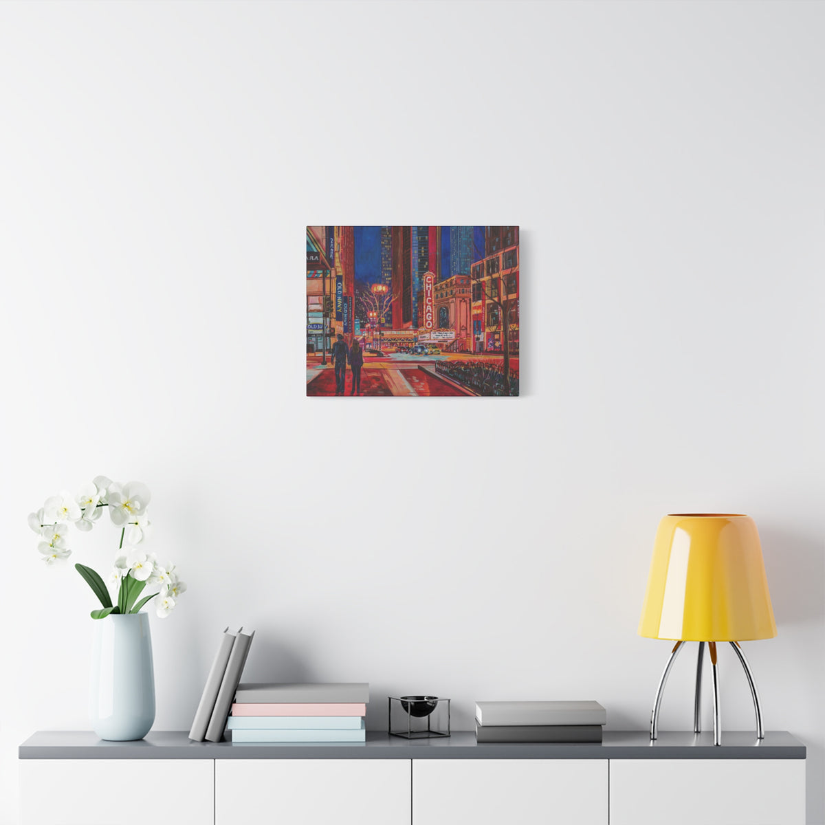Chicago Theatre—Matte Canvas, Stretched, 1.25"
