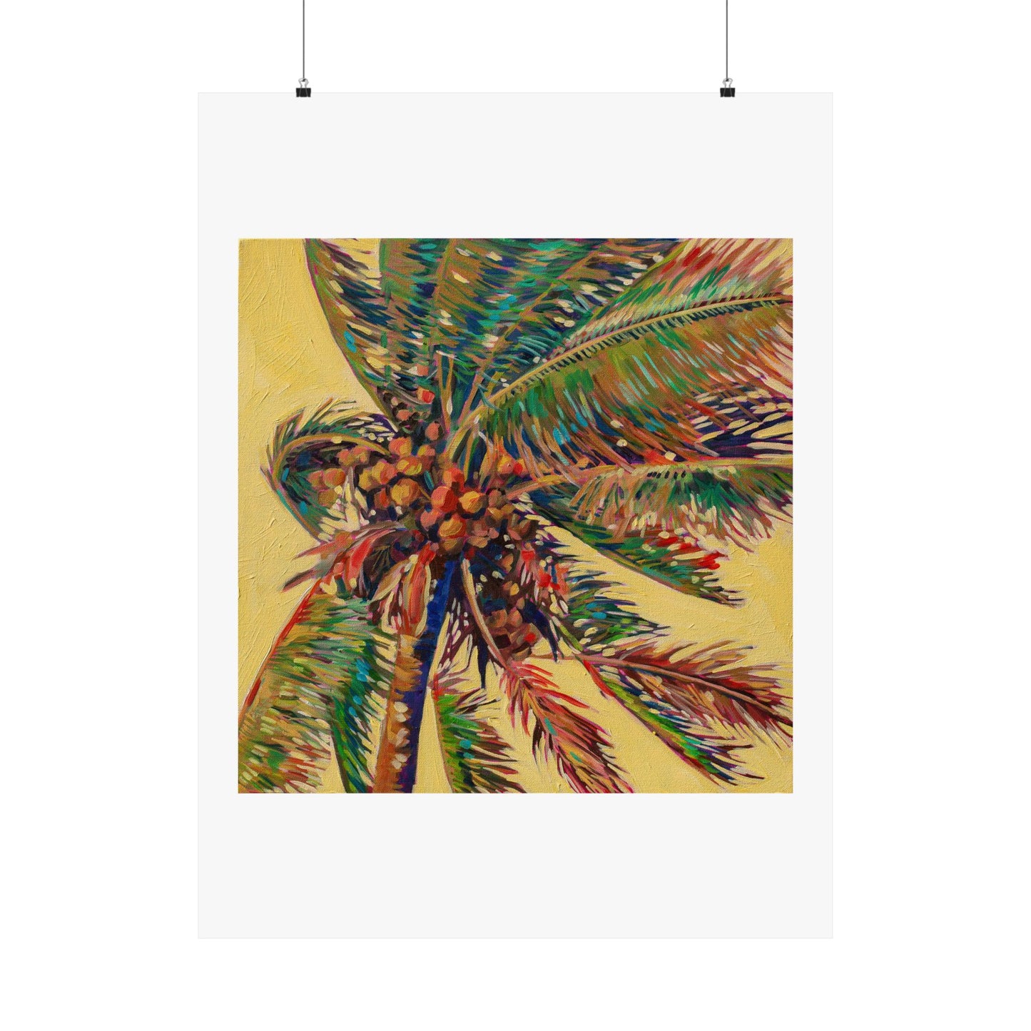 Palm Detail #16 (Coconut Tree) — Matte Paper Poster Reproduction