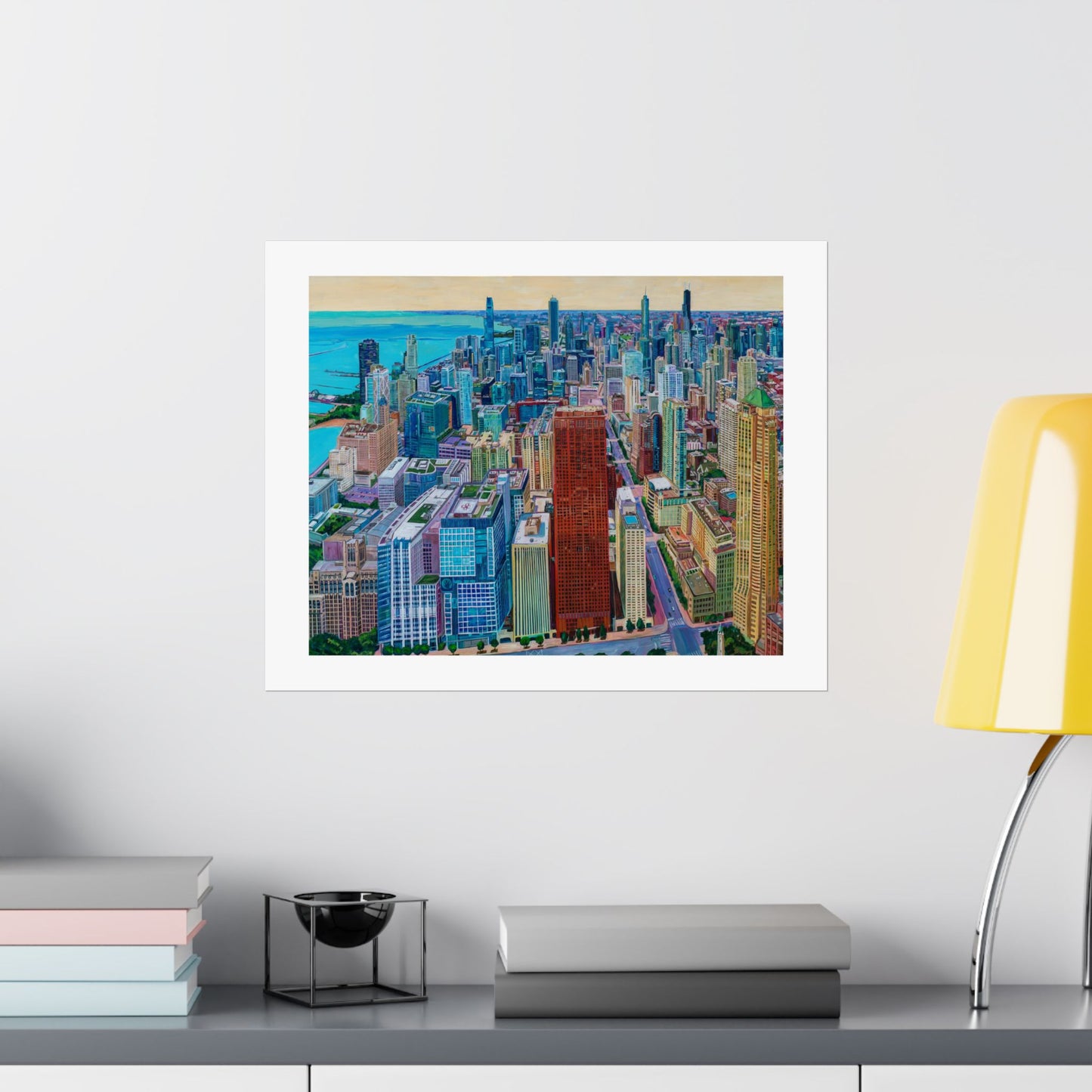 Chicago Skyline—Matte Horizontal Fine Art Poster Reproductions