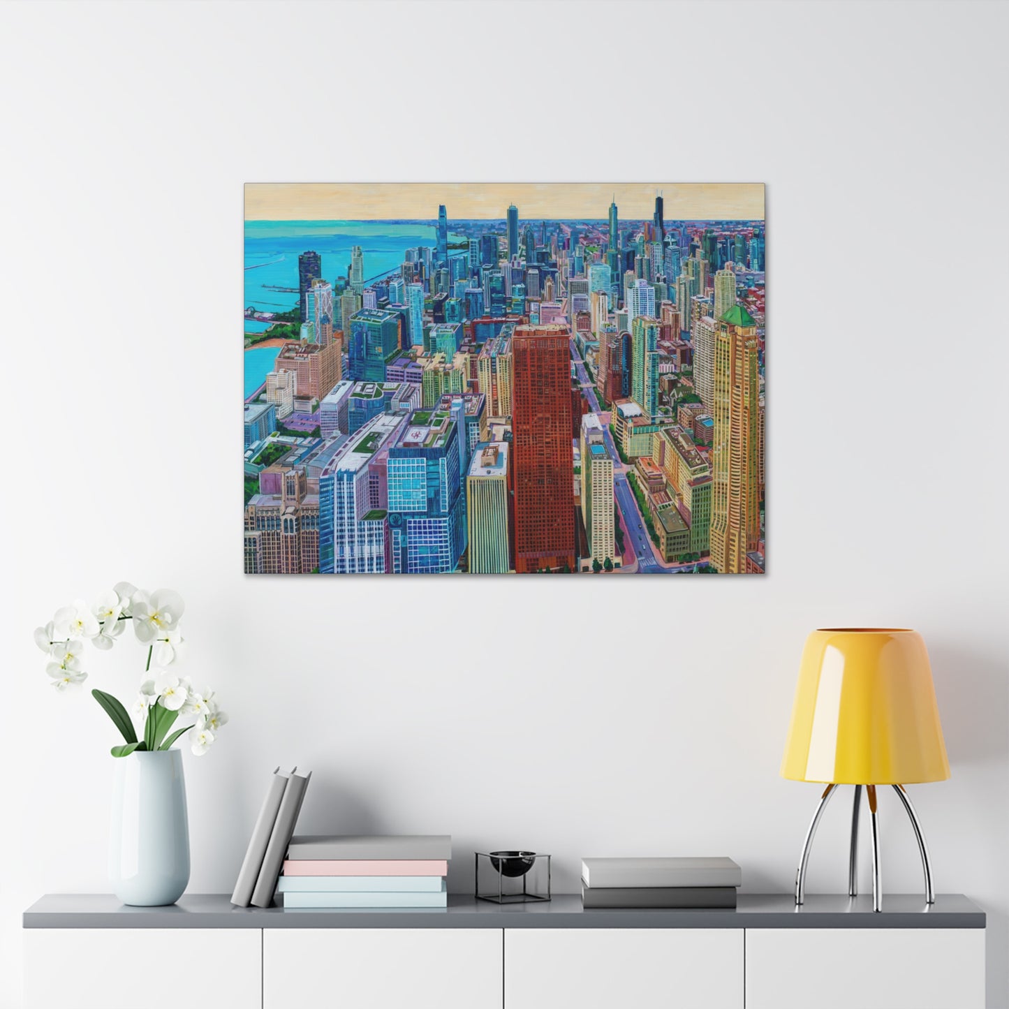 Chicago Skyline— Gallery Wrapped Canvas Reproduction